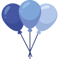 palloncini elio blu png