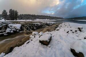 Lake Mary Upper and Lower Lakes, Flagstaff, Northern Arizona, America, USA. photo