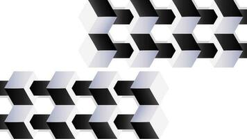 abstract black and white polygon background design vector