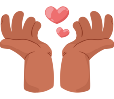 hands lifting hearts love png