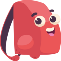 mochila escolar kawaii png