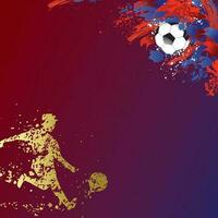 Football Theme Colorful Background vector