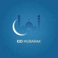 Eid Mubarak Post vector