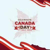 Canada Day- Canada Social media post vector
