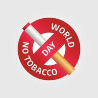 World No-Tobacco Day design template for celebration. no tobacco day design template. tobacco background design. no smoking vector design.