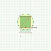 Mathematical geometric formulas abstract background. Can be used for mathematical and geometric symbols, graphs, drawings, symbols, diagram and drawing backgrounds. vector