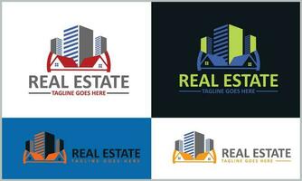 Real Estate Business Logo Design Template vector