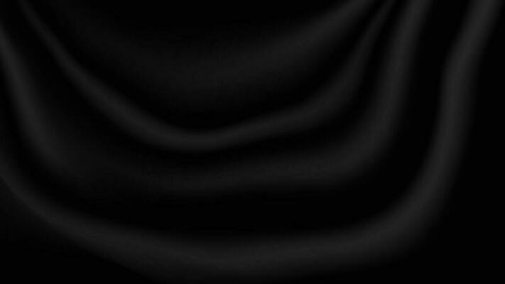 abstract blank black soft creased satin fabric folding texture background for decorative graphic design
