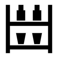 Shelves Vector Glyph Icon Design