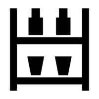 Shelves Vector Glyph Icon Design