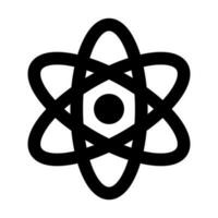 Atom Vector Glyph Icon Design