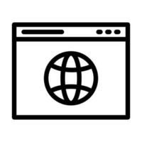 Web Browser Icon Design vector