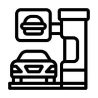 Drive Thru Icon Design vector