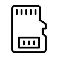 Sd Card Icon Design vector