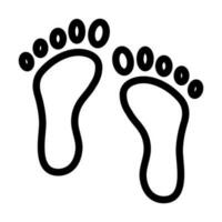 Footprint Icon Design vector