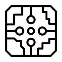 Circuit Icon Design vector