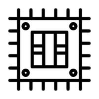Chip Icon Design vector
