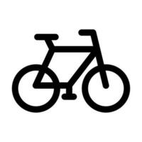 Bicycle Vector Glyph Icon Design