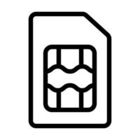 Sim Card Icon Design vector
