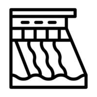 Hydroelectricity Icon Design vector