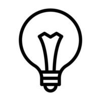 Lightbulb Icon Design vector