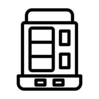 Vending Machine Icon Design vector