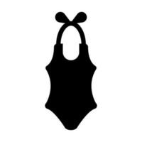 Swimsuit Vector Glyph Icon Design