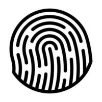 Fingerprint Icon Design vector