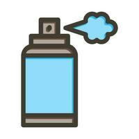 Spray Paint Vector Thick Line Filled Colors Icon Design