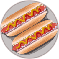 Hot Dogs im Gericht png