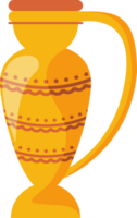 golden pot decorative png