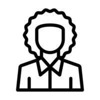 Afro Icon Design vector