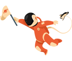 astronaut with spaceship png