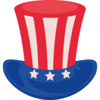 usa flag in tophat png