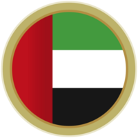 UAE flag in button png