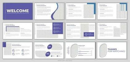 business presentation template design backgrounds and page layout design for brochure, book, magazine, annual report and company profile, with info graphic elements design concept vector