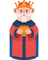 personaje gaspar reyes magos png