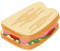 frisch köstlich Sandwich Frühstück png