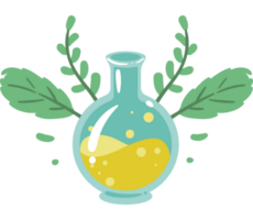 bouteille en verre produit naturel png