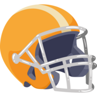 equipamento de capacete de futebol americano png