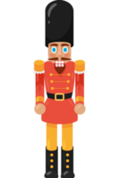 nutcracker soldier with red uniform png