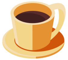 coffee cup in dish png