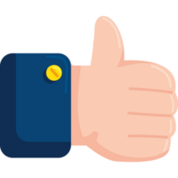 hand like thumb up png