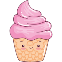 petit gâteau sucré kawaii png