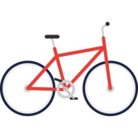 deporte de bicicleta roja png