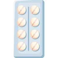 pills in push blister png