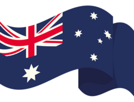 australian flag waving png