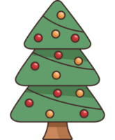 merry christmas pine tree png