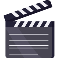 production movie clapperboard png