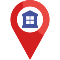 house in pin location png